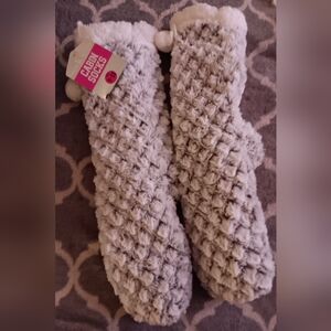Cozy Fuzzy Cabin Socks
